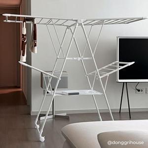 영유아 이동식 메쉬망 더블형 빨래건조대 - 일반형/대형