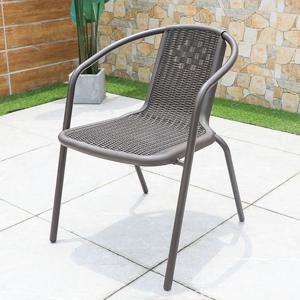 [리퍼] 모카체어 플라스틱 철재 카페 펜션 야외 의자 아웃도어