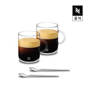 공식 버츄오 머그컵 세트 스몰 (머그컵 390ml 2개+스푼 2개 세트)