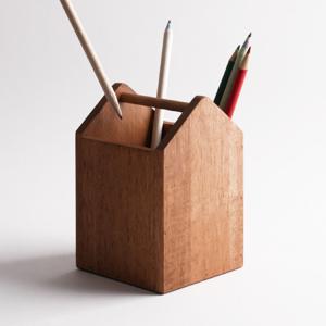 원목 우드 연필꽂이 펜꽂이 연필통 필기구 정리함