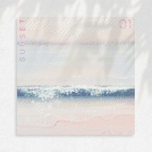 DIY 보석십자수 액자형캔버스_계절시리즈 썬셋 (30X30)