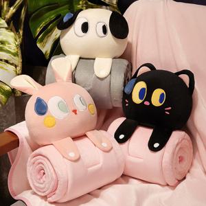 bookaz 극세사 모찌 애니멀 인형 담요