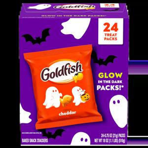 [해외] 골드피쉬 스낵 할로윈 에디션 체다 치즈 크래커 21g x 24팩