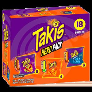 [해외] 롤 또띠아칩 히어로 버라이어티팩 3가지 맛 28.4g x 18개