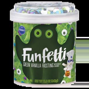 [해외] 펀페티 프로스팅 그린 바닐라 442g 할로윈 컵케이크 눈알 장식