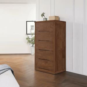 고무나무원목 월넛 킹 5단 서랍장