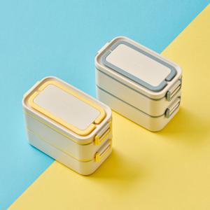 스텐304 더블클립 런치박스 2,000ml