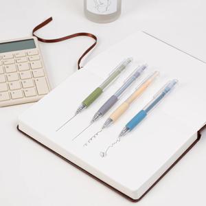 롬에이 모네 컬러 중성펜 블랙 0.5mm 노크식 볼펜 필기구