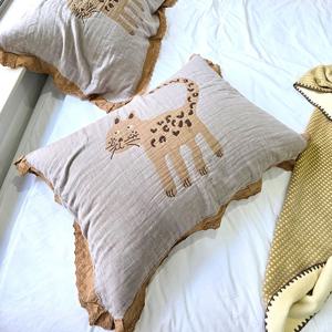 레오파드캣 거즈 깊은잠 베개수건 베개덮개