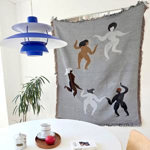 댄스 오브 피규어 블랭킷  감성 캠핑 담요/소파커버