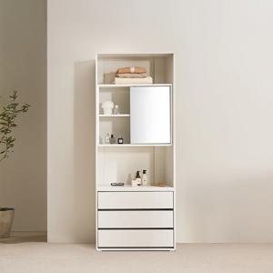 올리세 E0 드레스룸 800 슬라이딩 거울 서랍 화장대