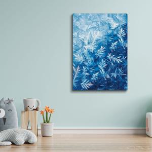 겨울 서리꽃 윈터 크리스마스 소형 대형 사진 액자 두꺼비집 가리개