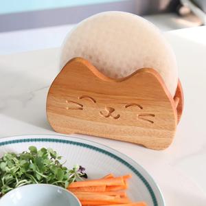 좋은예감 마호캣 라이스페이퍼 홀더 2type (도마꽂이,냅킨홀더)