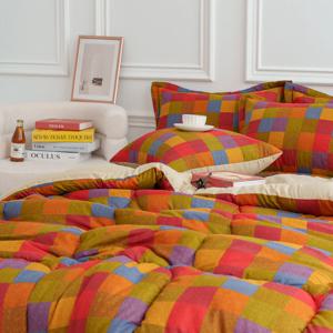 코코 체크 마이크로화이버 차렵이불 SS 2colors 사계절 기숙사이불