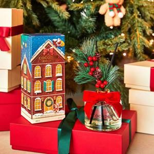 크리스마스 디퓨저 200ml (레드솔방울트리 우드트리 오브제 장식 소품 방향제)