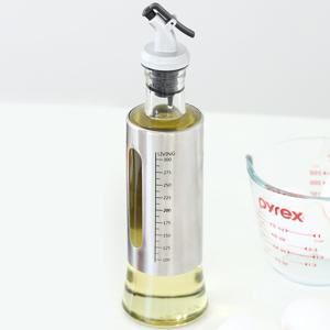 스텐304 내열유리 오일병 참기름병 양념병 소스병 350ML