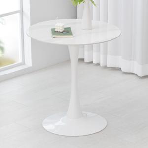 러블리 세라믹 700 원형 테이블 카페 주방 식탁 인테리어 포세린 매장 커피숍 화이트