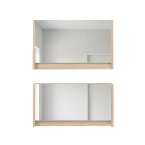 오브제  컷미러 상하단장  욕실 수납장 세면대 욕실장