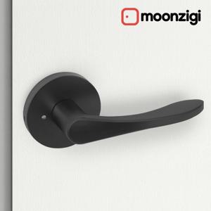 K-1 방문손잡이 보스202 블랙 문고리 문지기닷컴