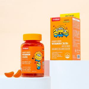올웨이즈 샤이니.비타민 C & D3 구미/ 미니언즈 구미젤리비타민