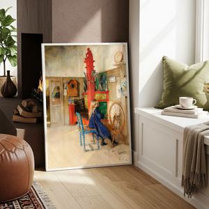 크리스마스 캔버스 포스터 104종/63.칼 라르손_물레