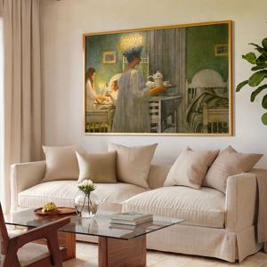 크리스마스 캔버스 포스터 104종/70.칼 라르손_크리스마스 아침