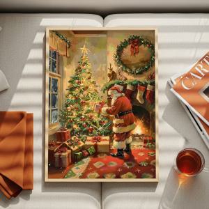 크리스마스 캔버스 포스터 104종/99.Santas Visit