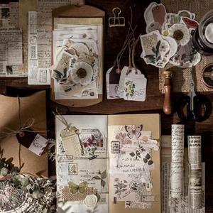 빈티지 감성 라벨 스티커팩 6종 다꾸스티커팩 빈티지스티커 다꾸 다이어리 꾸미기 스티커세트