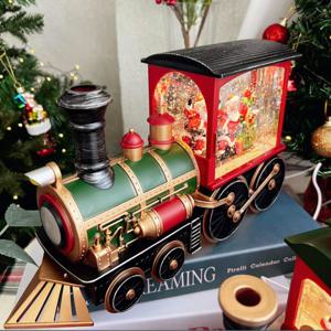 크리스마스 기차 오르골 조명 트레인 스노우볼 1칸