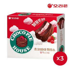 초코파이하우스 딸기앤크림 12P(408g)*3개