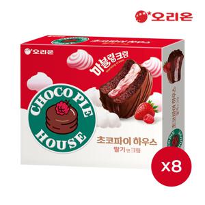 초코파이하우스 딸기앤크림 12P(408g)*8개