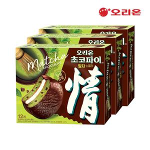 초코파이 말차쇼콜라 12P(408g) x 3개