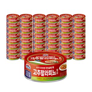 참치 100g*48캔 4종 (할라피뇨/간장버터/토마토커리/짜장)