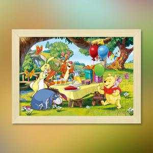곰돌이 푸우 피크닉 타임 (오버사이즈) 직소 퍼즐+액자 세트 300피스