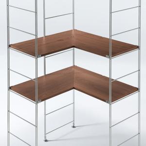 SUS 호두나무 추가 선반 코너타입