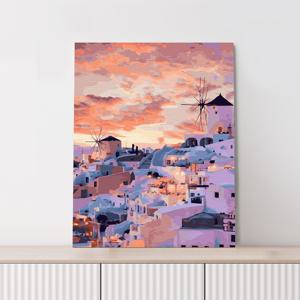 DIY 명화그리기 산토리니의 노을 40x50cm