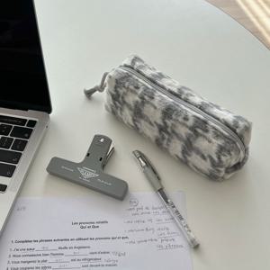 네모 필통 - 오웬 그레이 / 펜슬케이스 펜파우치 학생 선물