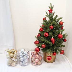 크리스마스 스타방울 플라스틱 데코볼 오너먼트 믹스 세트 리스 가랜드 수업재료 오브제