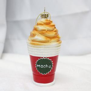 크리스마스 카페시리즈 캐릭터 모카프라푸치노 플라스틱 오너먼트 트리 리스 장식