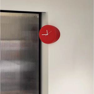 코너 벽시계 예쁜 인테리어 거실 사무실 원형 디자인 무소음 모서리 8인치