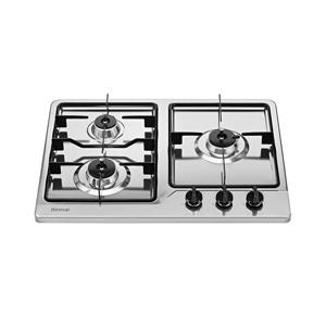 3구 빌트인 가스렌지 매립형 스테인레스 가스 쿡탑 레인지 2분할 삼발이 560x430