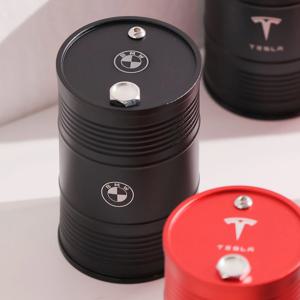 BMW 로고 알루미늄 차량용 재떨이 차량 쓰레기통 자동차 담배 거치대