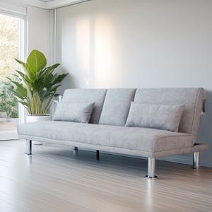 [리퍼] 우리 소파베드 쇼파침대 겸용 홈바 팔걸이 컵홀더 3단 조절 폴딩형 생활방수 3인용