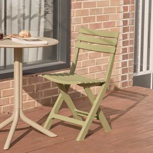 가든 폴딩 의자 UV코팅 그린