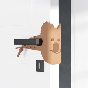 방문 문닫힘방지 커버 소음 방지 두께조절 4P