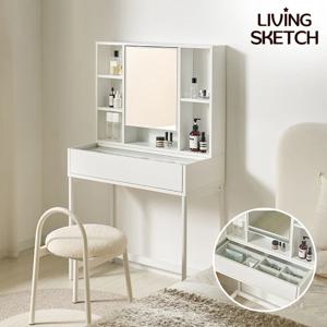 랑제리제 800 화장대 콘솔형 거울 수납장 유리상판 악세사리 서랍 2colors