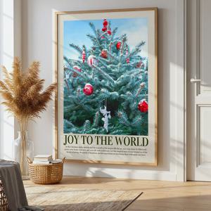 크리스마스 캔버스 포스터 104종/22.Joy to the World_03