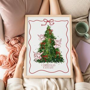 크리스마스 캔버스 포스터 104종/34.The Ribbon Tree_02