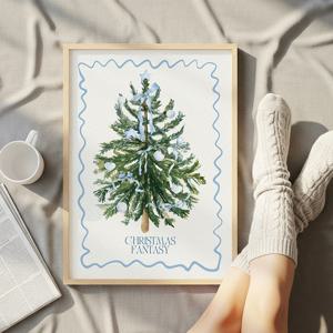 크리스마스 캔버스 포스터 104종/35.The Ribbon Tree_03