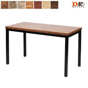 40각 블랙 1200x600 테이블 (7가지 상판) / 업소 카페 커피숍 식당 가게 조립식